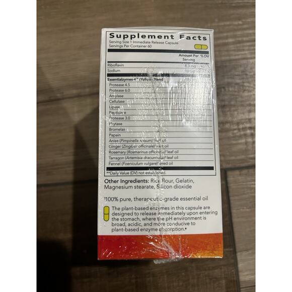 Young Living Essentialzymes 4 - NEW SEALED - Picture 2 of 4